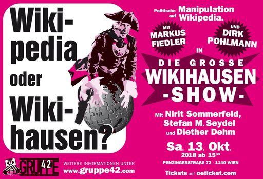 #WiWi18 die Konferenz in Wien über politische Manipulation auf
der Wikipedia
