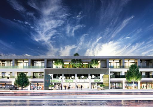 Vorschau Bild von Rendering Gebäude Green Point Vorderansicht