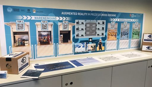 Der After-Sales und Nachtexpress Spezialist
Lagermax AED und das Digitale Transferzentrum (DTZ) kooperieren bei
dem Zukunftsthema Augmented Reality für die mögliche Anwendung im
Bereich des Cross-Dockings.