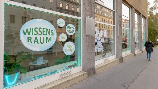 Vorschau Bild von Der neue Wissens°raum lädt alle Neugierigen ein.