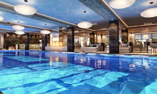  Zum 60jährigen Jubiläum eröffnet das renommierte
Tiroler 4*S Hotel Bergfried am 14.12.2018 mit erhöhter Zimmeranzahl,
einem erstklassigen Angebot und zahlreichen Innovationen wie einem
Wasserpark, ein Kinderland und dem größten Infinity-Skypool von Tux