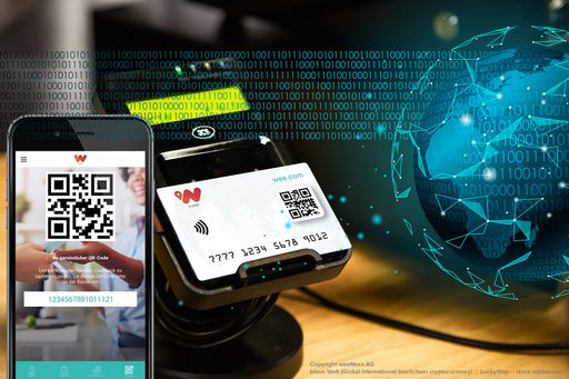 Von der weeCard über die weeApp zur Mobile Wallet. "wee" -
powered by Blockchain! Weiterer Text über ots und
www.presseportal.de/nr/132657 / Die Verwendung dieses Bildes ist für
redaktionelle Zwecke honorarfrei. Veröffentlichung bitte unter
Quellenangabe: "obs/weeNexx AG"