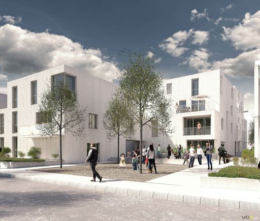 Vorschau Bild von Wohnanlage MGG22: Erster Sozialer Wohnbau in Wien mit
Bauteilaktivierung