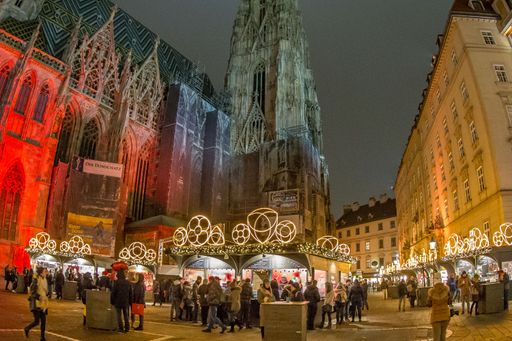 BILD Zu OTS - Weihnachtsmarkt am Stephansplatz 1010 Wien,
Stephansplatz