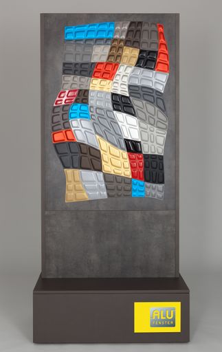 3D-Mustertafel Oberflächeveredelung mit Gemeinschaftsmarke
ALU-FENSTER