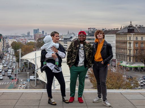  Leitungsteam WIENWOCHE 2019: Mirjana Djotunovic Mustra, Henrie
Dennis, Natalie Ananda Assmann.