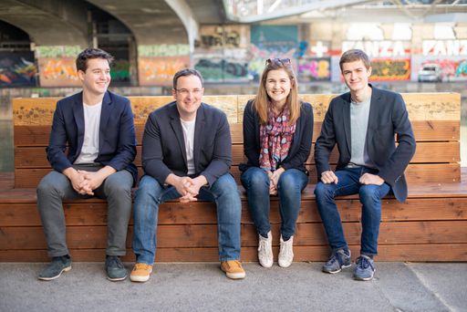  Team impactory: Philipp Keckeis, Emanuel Riccabona,
Elke Pichler, Simon Vötter (vlnr)