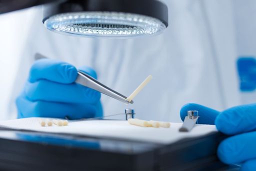 Die Schraube aus humanem Knochenmaterial wird im
führenden Orthopädiezentrum Österreichs bereits angewandt.