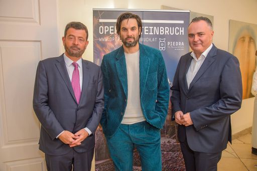 Programmpräsentation "Die Zauberflöte" 2019 im
Steinbruch St. Margarethen