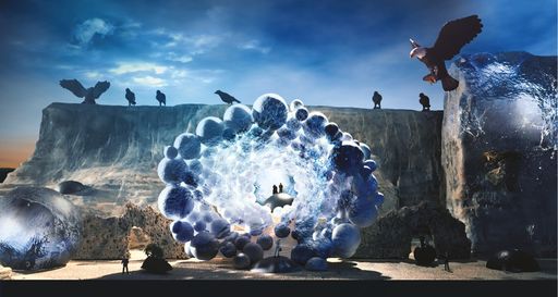 Vorschau Bild von Bühnenbild-Entwurf "Die Zauberflöte" 2019 im
Steinbruch St. Margarethen