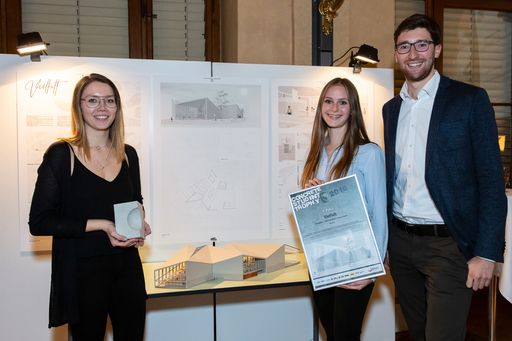 Siegerfoto Team Vielfalt: v.l.n.r. Victoria Mild, Eva Spörk,
Lukas Gasser