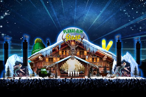 Planai Alm Stage beim Ski Opening Schladming 2018