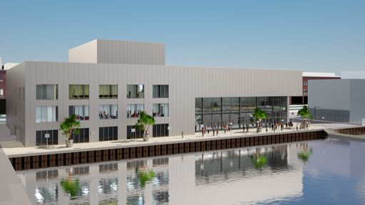 Autostadt baut im Auftrag der Volkswagen AG moderne
Veranstaltungshalle am Hafenbecken. Weiterer Text über ots und
www.presseportal.de/nr/19185 / Die Verwendung dieses Bildes ist für
redaktionelle Zwecke honorarfrei. Veröffentlichung bitte unter
Quellenangabe: "obs/Autostadt GmbH"