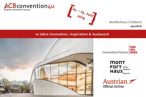 Vorschau Bild von 10. Jahrestagung der Kongressbranche, Convention4u 2019, in
Feldkirch/Vorarlberg