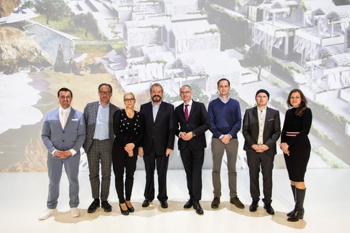  https://www.apa-fotoservice.at/galerie/16756 v.l.n.r. Chris
Müller, Erwin F. Soravia, Kerstin Müller, Prof. Rolf Ziesche, Prim.
Priv. - Doz. Dr. Bernd Lamprecht, DI Michael Aspetsberger, Christoph
Steindl, Maria Dietrich.