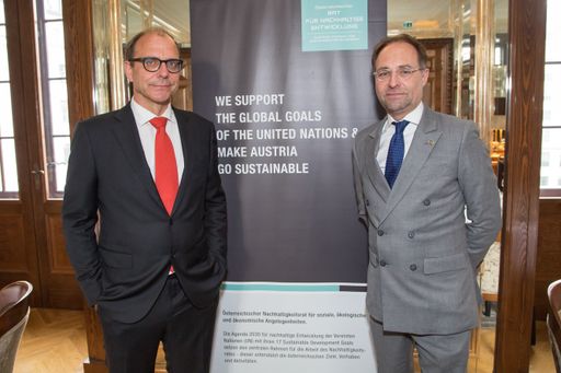 v.l.n.r. Dr. Christoph Müller, Dr. Markus Bürger,
Österreichischer Rat für Nachhaltige Entwicklung