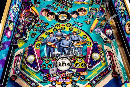  Beatles Flipper -Gold Edition Bj.2018 - Playfield