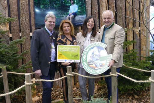  Vertreter der Ferienregion Nationalpark Hohe Tauern bei der
Ferienmesse Wien.