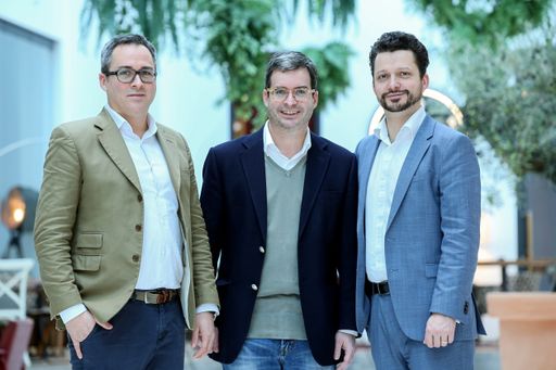 Paolo Cuturi, Gino Cuturi, Lorenz Cuturi (von links)