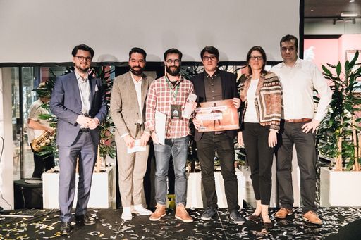  Das Startup Zapiens konnte sich in der Jurywertung
der weXelerate Pitch Night durchsetzen.