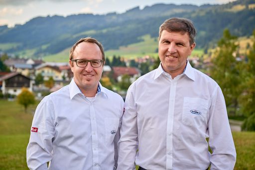  Markus Wagner (li.) und Michael Keller (re.) vom
TVB Tannheimer Tal.