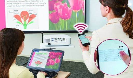 Vorschau Bild von Mit der Moderatorfunktion können Lehrerinnen und Lehrer die
projizierten Inhalte von bis zu 40 Geräten auf einmal steuern.
Weiterer Text über ots und www.presseportal.de/nr/43269 / Die
Verwendung dieses Bildes ist für redaktionelle Zwecke honorarfrei.
Veröffentlichung bitte unter Quellenangabe: "obs/CASIO Europe GmbH"