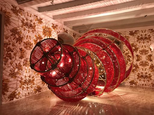 Ai Weiwei, "Descending Light with A Missing
Circle", 2017