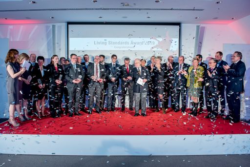 Vorschau Bild von Verleihung der Living Standards Awards an die
Preisträger 2019 / Die Bilder können für Pressezwecke ist unter
Hinweis auf die Bildrechte und den Fotografen kostenfrei verwendet
werden.