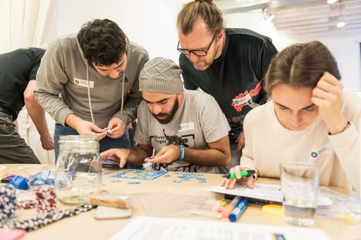 Teamwork bei der Agile Challenge 2019