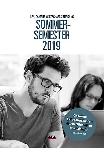 Vorschau Bild von APA-Campus Sommersemester Kursprogramm Wirtschaftslehrgang