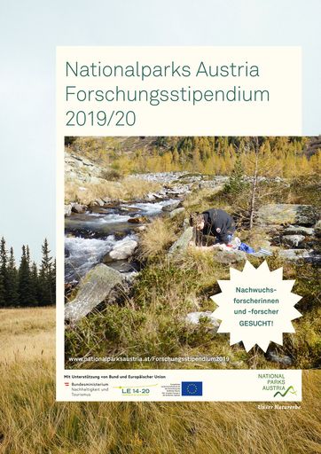 Die österreichischen Nationalparks vergeben
Forschungsstipendien
