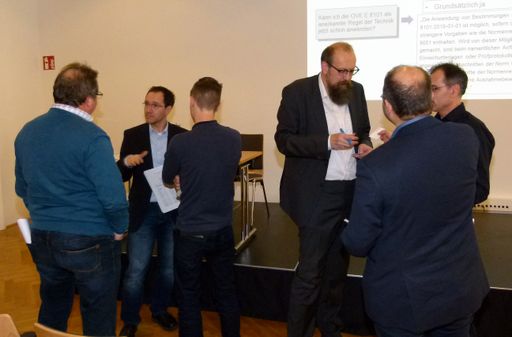  Reger Informationsaustausch zur neuen Norm OVE E
8101 im Rahmen der Infotage