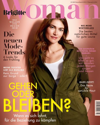 Cover BRIGITTE WOMAN 03/2019 / Weiterer Text über ots und
www.presseportal.de/nr/63183 / Die Verwendung dieses Bildes ist für
redaktionelle Zwecke honorarfrei. Veröffentlichung bitte unter
Quellenangabe: "obs/Gruner+Jahr, Brigitte Woman"