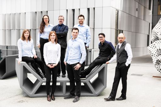 Vorschau Bild von Das Grazer Start-up Breathe ILO Team: Bastian
Rüther, Evi Jesacher, Lisa Krapinger, Alexander Müller, Johannes
Burg, Andrea Grahsl, Christian Neubauer, Mario Scherkl