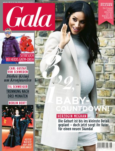Cover GALA 08/2019, EVT 14.02.2019 Weiterer Text über ots und
www.presseportal.de/nr/6106 / Die Verwendung dieses Bildes ist für
redaktionelle Zwecke honorarfrei. Veröffentlichung bitte unter
Quellenangabe: "obs/Gruner+Jahr, Gala"