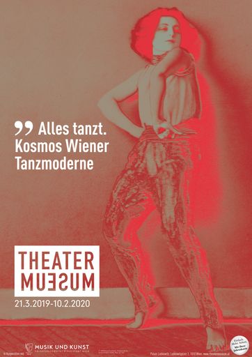 Ausstellungsplakat unter Verwendung eines Fotos Martin Imbodens
von Gertrud Kraus in Wodka, Wien um 1924
