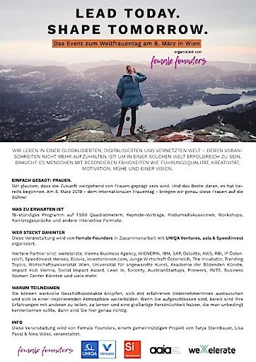 Vorschau Bild von Anhang zur Aussendung LEAD TODAY. SHAPE TOMORROW