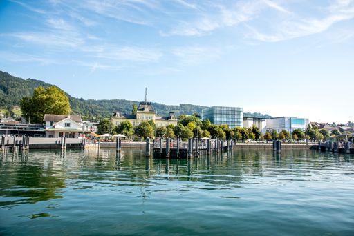 Vorschau Bild von Panorama Hafenfront Bregenz - Städtehopping am
Bodensee
