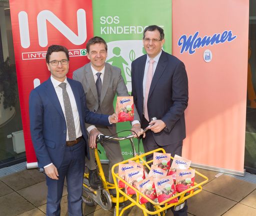 Vorschau Bild von Josef Manner & Comp. AG.; SOS Kinderdorf;
Interspar; Mozart Schnitte; Kooperation zugunsten des
SOS-Kinderdorfs