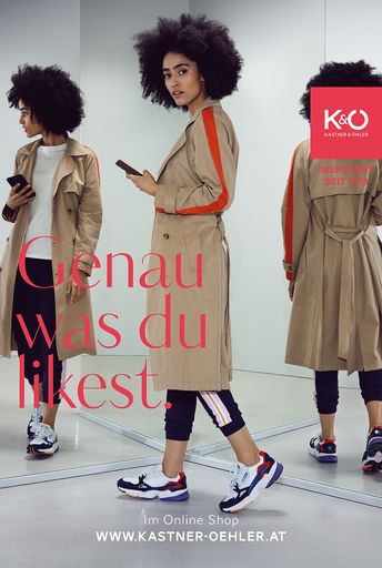 Vorschau Bild von Neue Werbekampagne gestartet: Größtes Modehaus will
digitalen Store verstärkt in ganz Österreich bekannt machen. Motto
der neuen Kampagne: „Genau was du likest“.