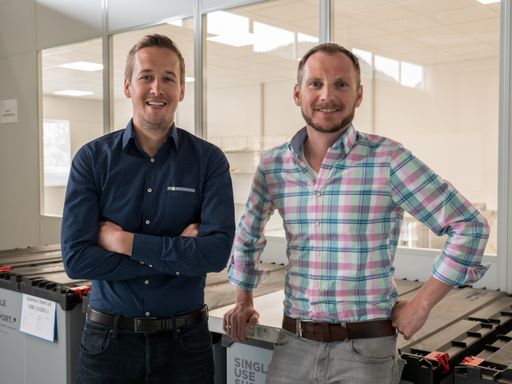  Single Use Support Gründer Thomas Wurm und Johannes
Kirchmair