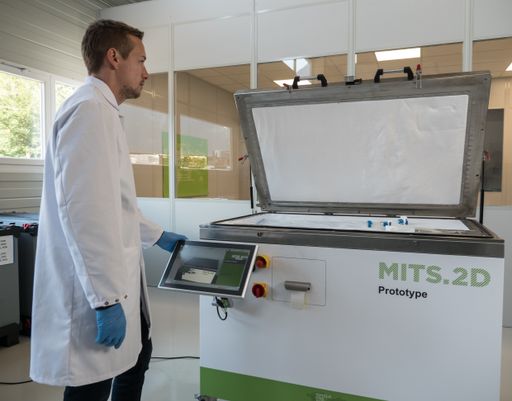 Vorschau Bild von MITS.2D ist der mobile Testapparat von Single Use
Support für Single Use Beutel in der Biopharma