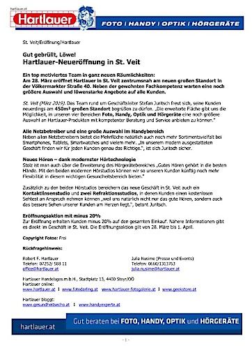 Vorschau Bild von Hartlauer Handelsgesmbh Stadtplatz 13 4400 Steyr