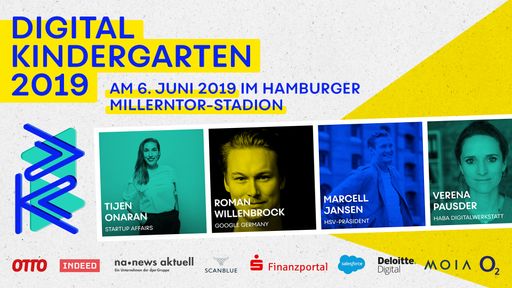 Bereits acht Wochen vor dem DIGITAL KINDERGARTEN sind 90 Prozent
der Ausstellerflächen vergeben und fast alle Speaker stehen fest.
Außerdem ist das Set der offiziellen Partner komplett: Deloitte
Digital, OTTO Group, o2, Indeed, news aktuell, Scanblue, Salesforce,
MOIA und Sparkassen-Finanzportal. Weiterer Text über ots und
www.presseportal.de/nr/130098 / Die Verwendung dieses Bildes ist für
redaktionelle Zwecke honorarfrei. Veröffentlichung bitte unter
Quellenangabe: "obs/DIGITAL KINDERGARTEN"