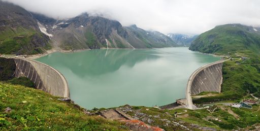 Vorschau Bild von Panorama of Stausee Mooserboden Dam near Kaprun,
Austria