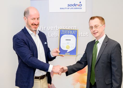  Mag. András Wiszkidenszky (links) und Geschäftsführer von Sodexo
Benefits & Rewards Andreas Sticha