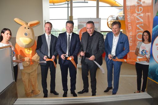 Vorschau Bild von Offiziell eröffnet: Die Längste Virtual Reality
Wasserrutsche der Welt und die erste in Österreich, in der
Sonnentherme Lutzmannsburg