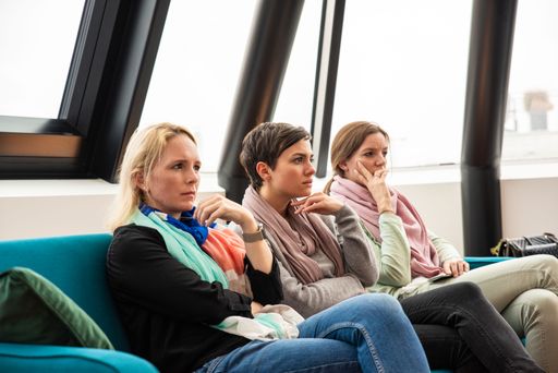 Vorschau Bild von Momentaufnahme Bloggerinnen am Event