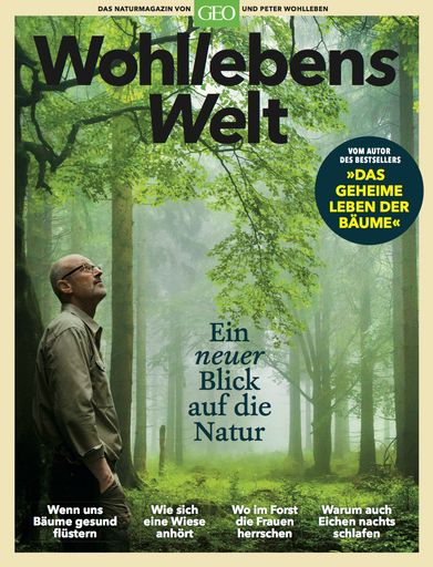 Das neue Naturmagazin von GEO und Peter Wohlleben lädt die Leser
zum sinnlichen Erleben der Natur ein und zum Staunen darüber, was
sich hierzulande Spannendes im Tier- und Pflanzenreich abspielt. Die
erste Ausgabe ist ab dem 18. April im Handel und online erhältlich.
/ WOHLLEBENS WELT: Gruner + Jahr startet neuartiges Naturmagazin von
GEO mit Bestsellerautor Peter Wohlleben / Weiterer Text über ots und
www.presseportal.de/nr/7861 / Die Verwendung dieses Bildes ist für
redaktionelle Zwecke honorarfrei. Veröffentlichung bitte unter
Quellenangabe: "obs/Gruner+Jahr, GEO/GEO WOHLLEBENS WELT"