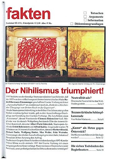 Vorschau Bild von Auszug FAKTEN-Ausgabe 2011-Nr-12/01 mit einem KUBAT-Artikel als Beispiel